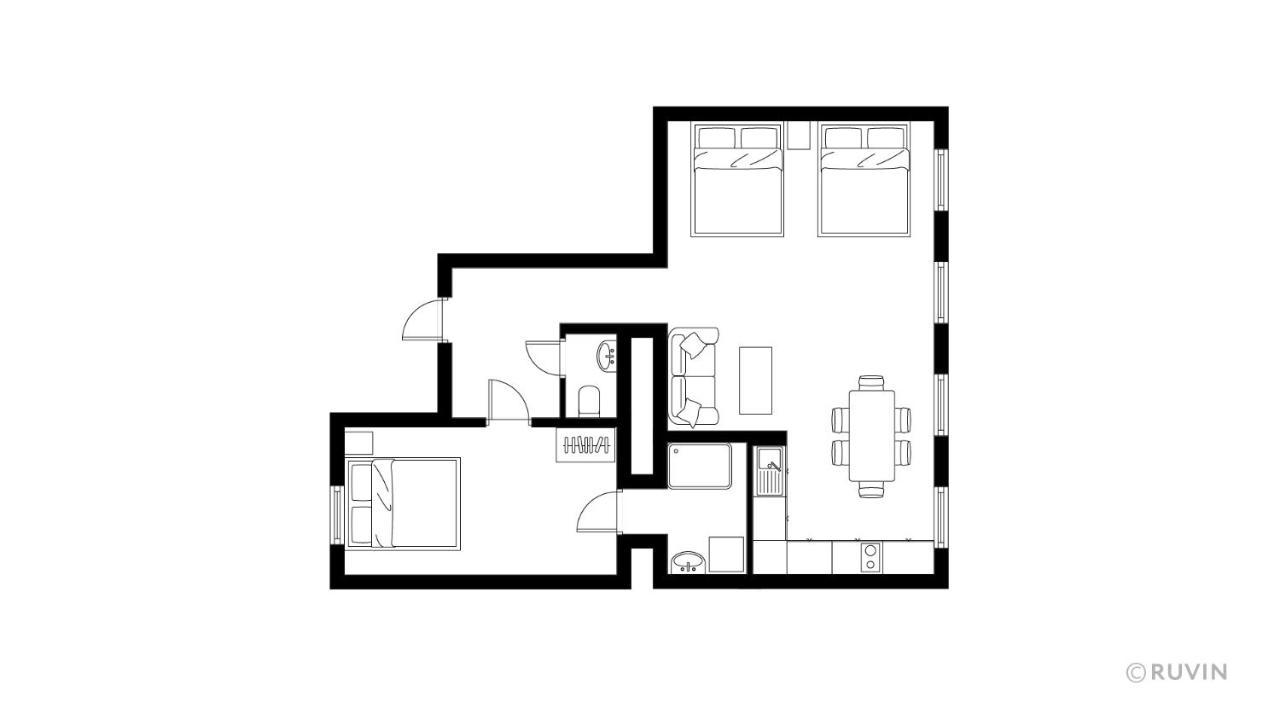 City Apartment, Two Metro Stations To Hauptbahnhof Wien Ngoại thất bức ảnh